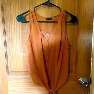 Burnt Orange Tank Top